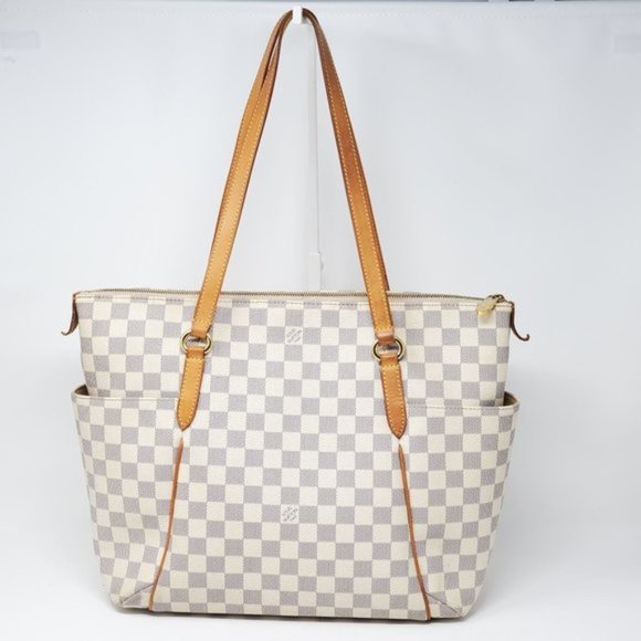 Auth Louis Vuitton Totally MM Damier Azur Tote Bag - Picture 2 of 16